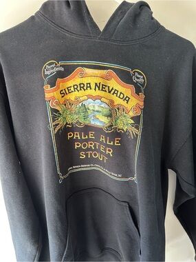 Sierra Nevada Black Pullover Hoodie - Pale Ale Graphic